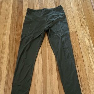 Green Reebok leggings